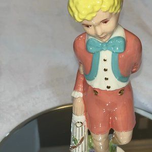 This vintage Holland Mold ceramic boy figurine MUST HAVE for Collectors 1958